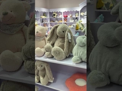 Il bambino della peluche calza l'infante sicuro comodo Toe Rabbit Head Shoes del bambino
